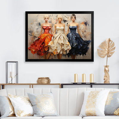 Women Women Luxury Elegance sur toile