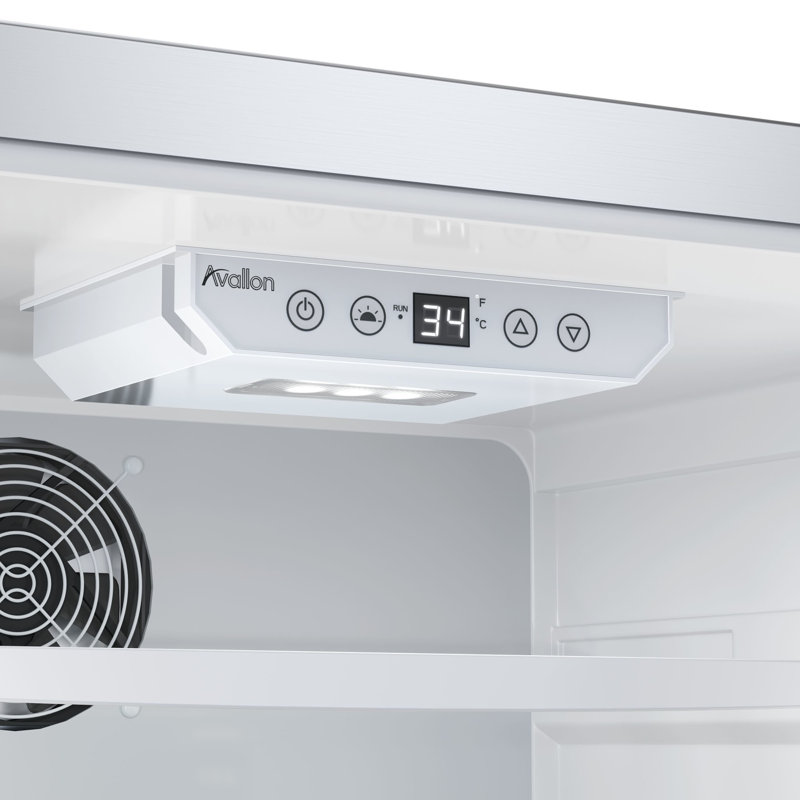 48 Inch Wide 11.32 Cu. Ft. Built-In or Free Standing Side by Side Dual Compact Refrigerator