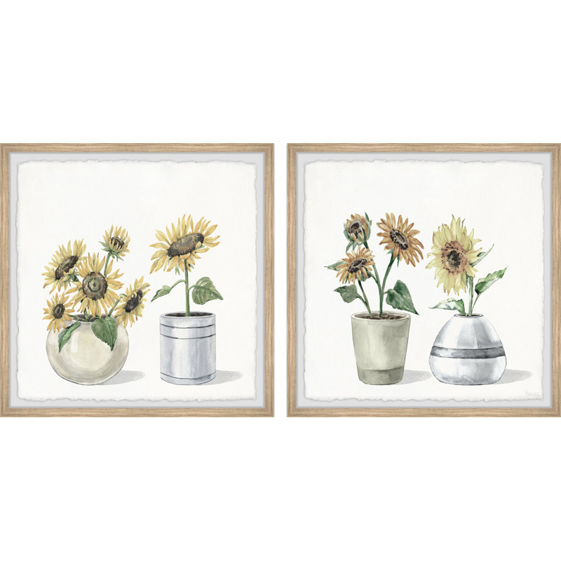 Always In Bloom by Parvez Taj - 2 Piece Single Picture Frame Painting Set, 45" H x 45" W x 3.81" D