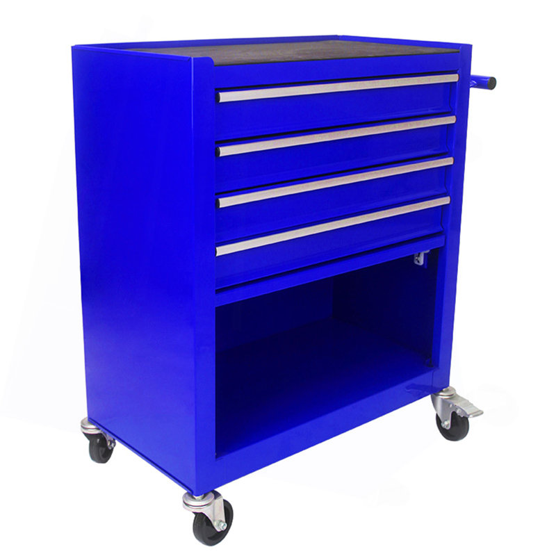 Chariot à outils multifonctionnel avec 4 roulettes, Blue
