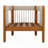 Acacia Wood Outdoor Club Chair-1262902194