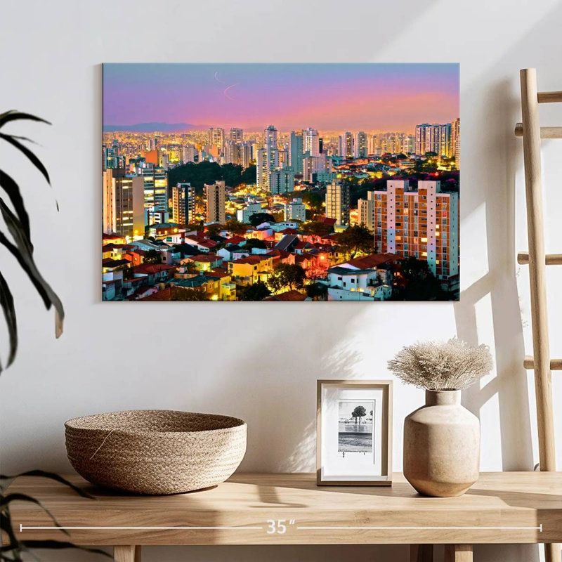Paysage urbain Sirci, H 16 po x l 24 po