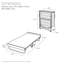 Jay-Be J-Bed Folding Bed with Contract Comfort Mattress - Single with Mattress Protector