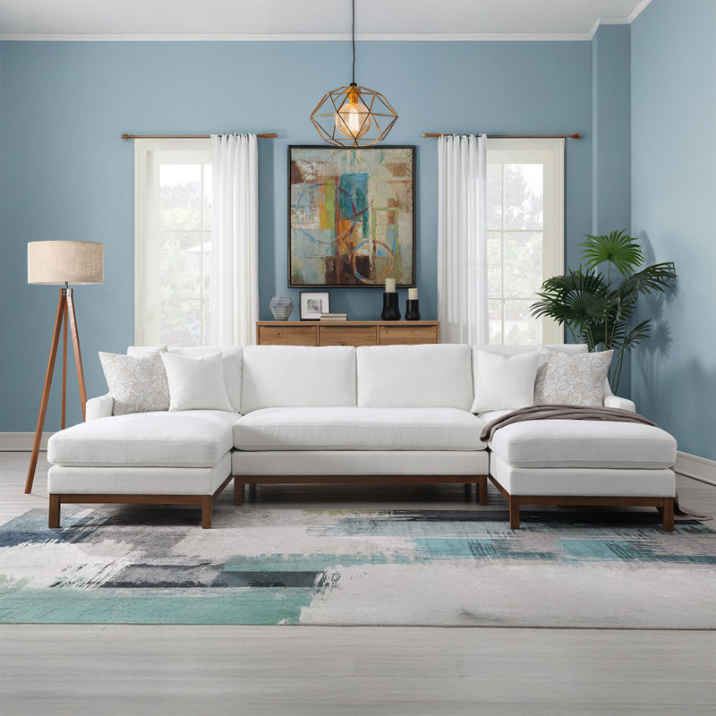 Kesler Sectional Sofa W/4 Pillows