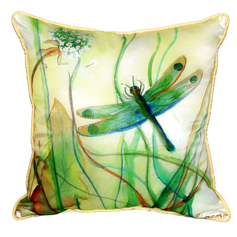 Coussin Dragonfly, 18 po x 18 po