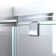 Flex 32" W x 32" D x 78" H Semi-Frameless Square Tub Enclosure with Fixed Panel and Base Included