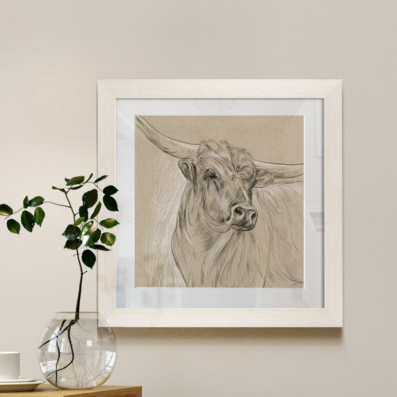 Argent fragments II-impression de dessin de cadre photo sur papier, H 35,5 po x l 35,5 po x P 1,5 po, Cadre blanc