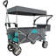 Chariot de chariot pliable pliable, chariots de wagons pliables avec roues et porte-gobelets, pour le magasinage, le jardin, les sports, l'épicerie, les appartements, le camping et l'extérieur