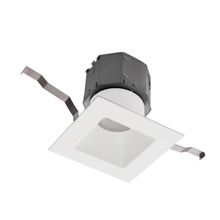 Pop-in 4" Selectable CCT New Construction IC LED Recessed Lighting Kit