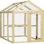 Poulailler en bois, grand espace pour 1 à 3 poulets, ferme extérieure, combinable, avec perchoirs et portes, peinture de revêtement