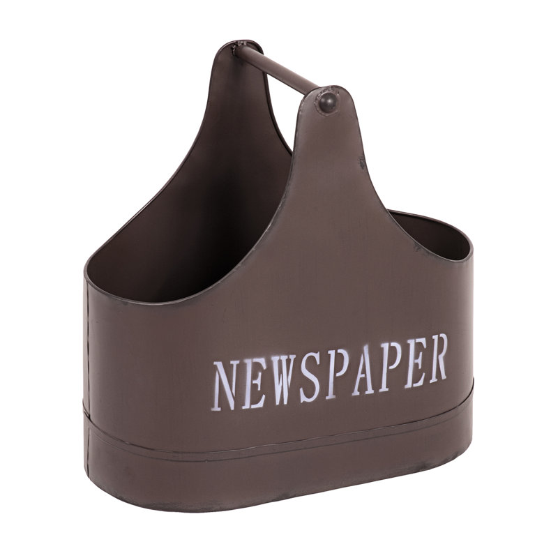 Edgar Metal Free Standing Magazine Rack
