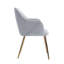 Abdulbaki 46cm H Velvet Upholstered Armchair-1299802428