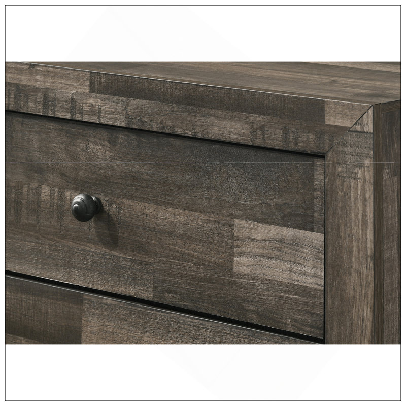 Mobilier de chambre à coucher 1Pc Rustic, Gris / brun rustique