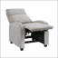 Fauteuil inclinable moderne avec dossier en velours côtelé gris clair pour plus de confort et de style dans les salons-1755880634