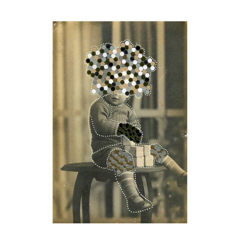 Art sur toile, «ologic bol »Naomi Vona, H 19 po x l 12 po