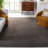 Thendara Hand Loomed Wool/Cotton Solid Color Rug in Charcoal-434132810