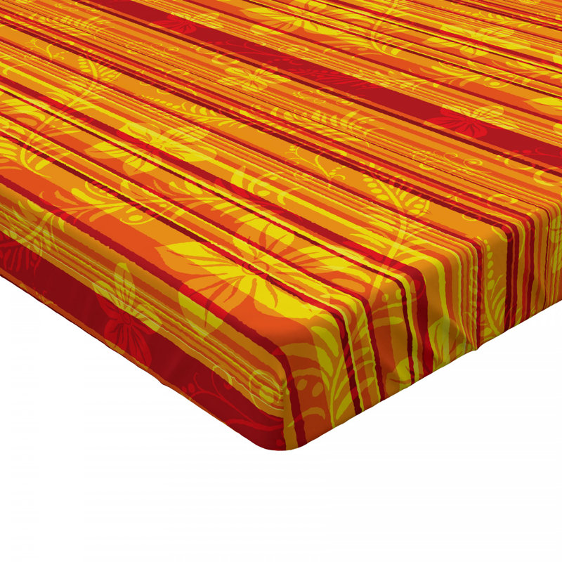 Microfiber Floral Fitted Sheet, Full Fitted Sheet