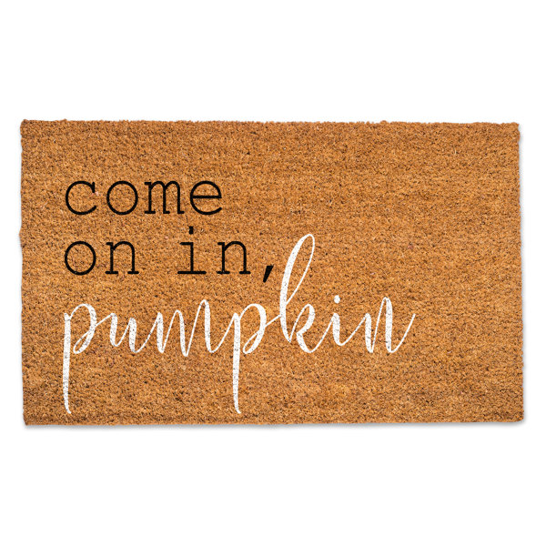 The Holiday Aisle® Harkleroad Halloween Outdoor Doormat | Wayfair