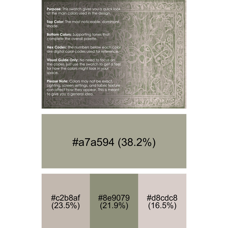 Machine Washable Beige Area Rug, Rectangle 2' x 3'