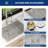 28" L x 22" W Drop-in Kitchen Sink Single Bowl 16 Guage Stainsless Steel Sink with Sink Grid and Basket Strainer-110427370