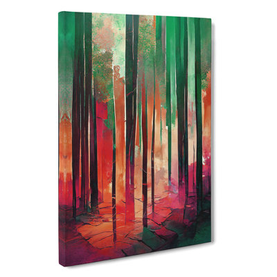 An Artistic Forest No.1 - Wrapped Canvas