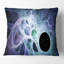 Ailes d'ange fractales bleu clair - coussin imprimé abstrait-30616038-30616034