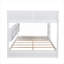 Deux lits superposés en bois de pin blanc doux pour grand lit pour les chambres partagées avec rangement intégré et charge