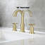 Robinet pour salle de bain à 2 poignées avec drain-88567516