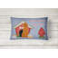 Coussin lombaire intérieur/extérieur pour chien house