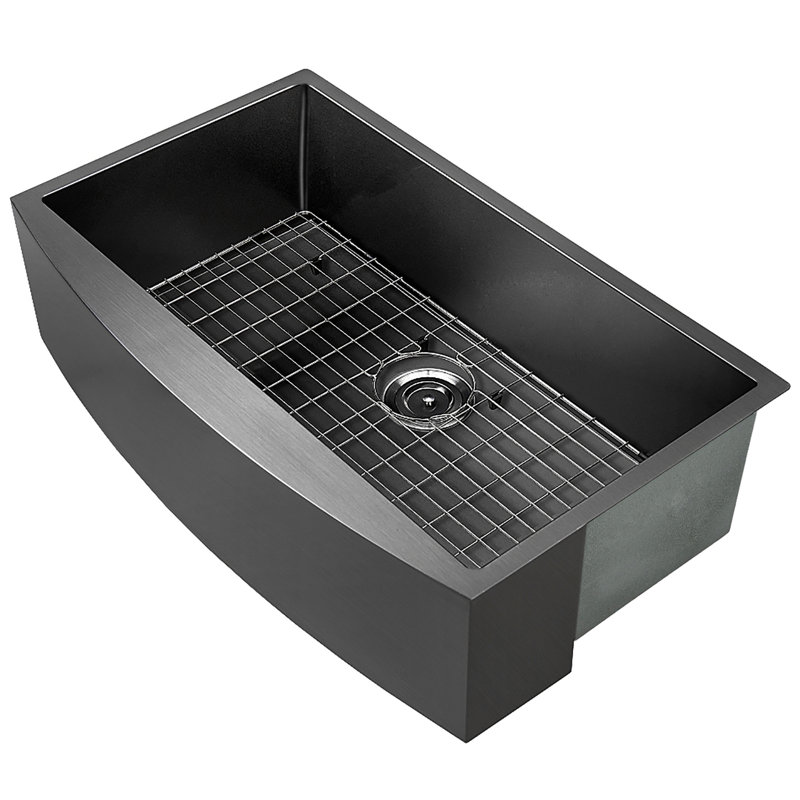 Évier de cuisine à cuve simple en acier inoxydable 33 po x 20 po Farmhouse