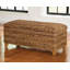 Banc de rangement en osier Aayush