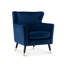 Ghita Velvet Wingback Chair-117245706