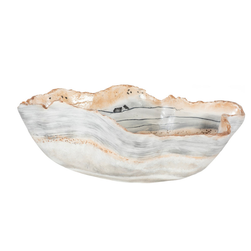 Cast Onyx Bowl, Faux Finish , Small