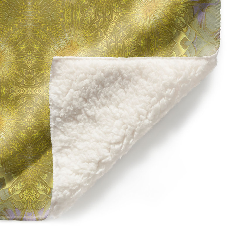 Jeté ajouré étoile , l 51 po x L 60 po, Jaune / Blanc / Gris