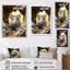 «Cute White Rodent», reproduction sur toile-91391250-91391251