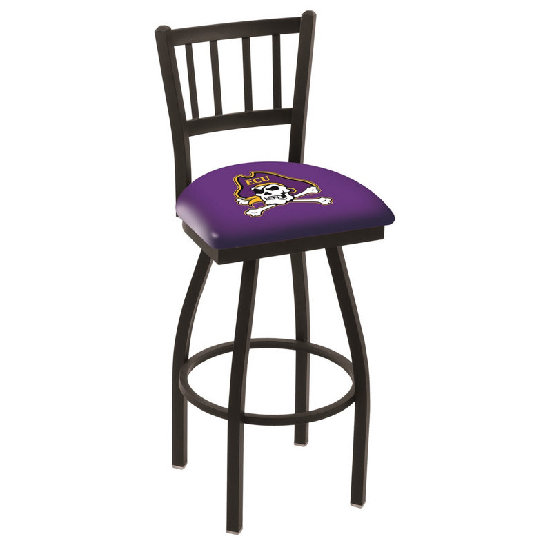 NCAA Swivel 25" Counter Stool, East Carolina Pirates, 25" Height