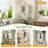 Bathroom Wall Cabinets, Bamboo Over The Toilet Storage Cabinet With Adjustable Shelves, Wall Mounted Medicine Cabinets With 2 Doors For Small Spaces