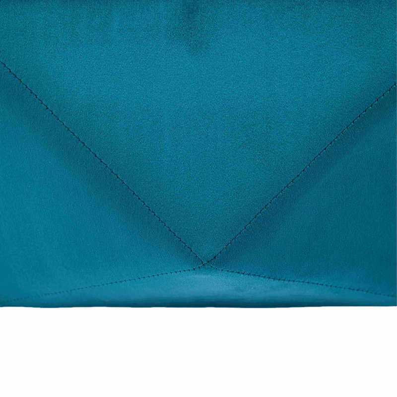 Repose-pieds en velours de rangement élégant, Bleu