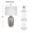 D15x26" Round Aluminum Sheet Gold Table Lamp with White Fabric Shade-194089107-161166366
