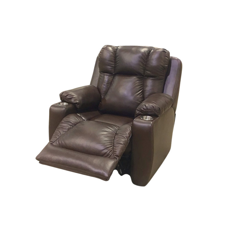 Challenger Dual Power Leather Wall Recliner