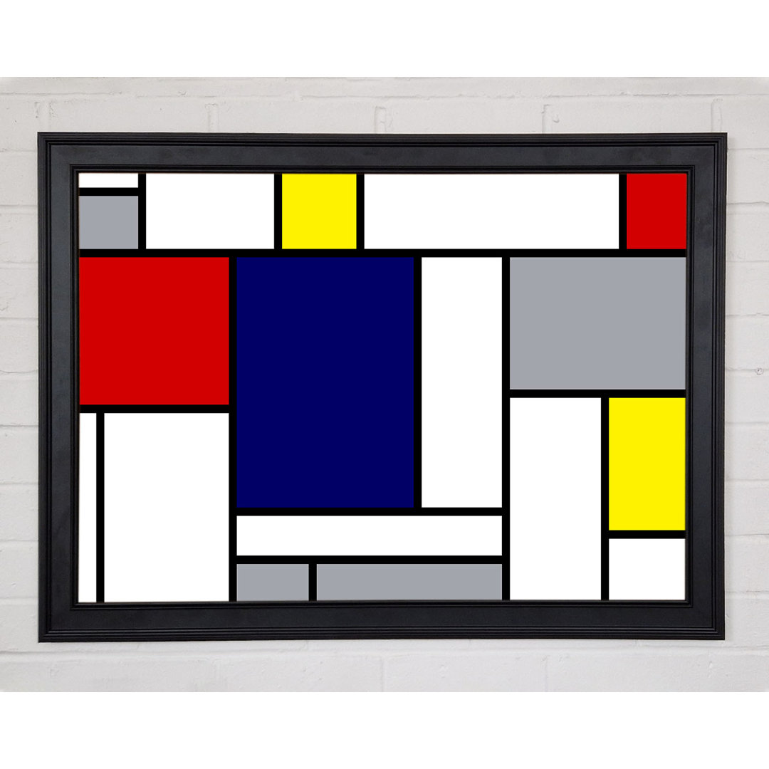 Gerahmtes Wandbild Rectangles Of Colour