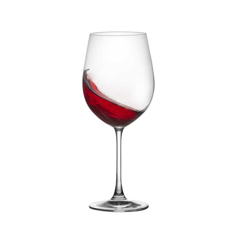 22 oz. Ensemble de verres à vin en cristal rouge 