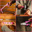 Trousse à outils rose 238 pièces avec perceuse sans fil 12V, ensemble complet d'outils pour dames avec boîte à outils portable, cadeau de réparation de bricolage pour femme