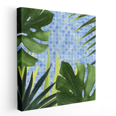 «Poolside Shade I», reproduction d'art sur toile
