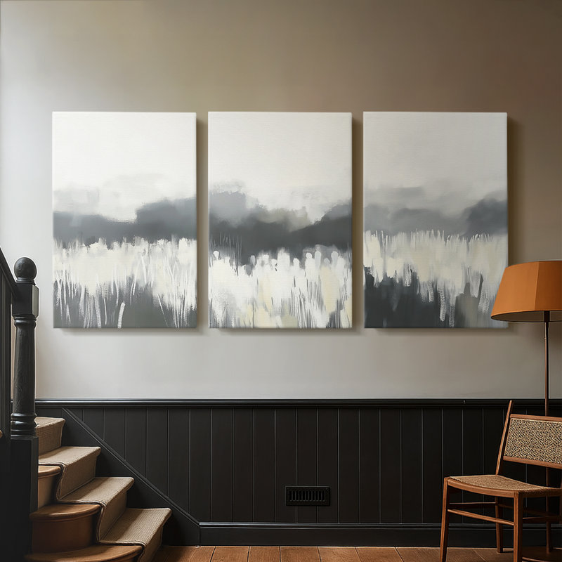 LANDSCAPES Series LX - Toile tendue avec châssis sur mesure - 3 pièces, H 36 po x l 72 po