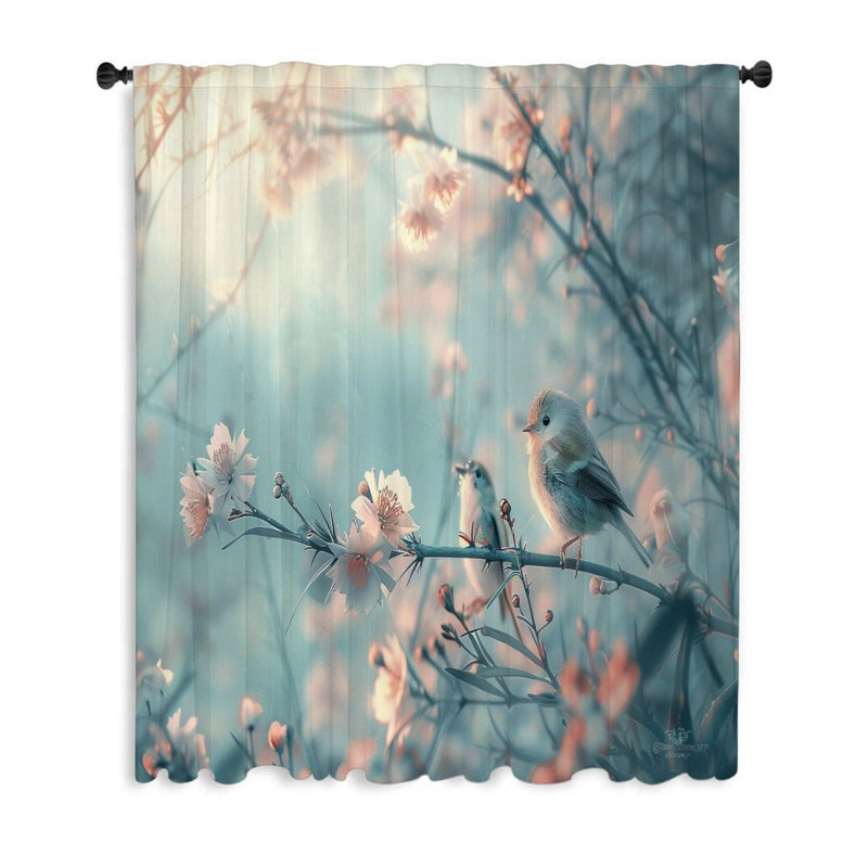 Rideau transparent Deimos, L 50 po x L 96 po