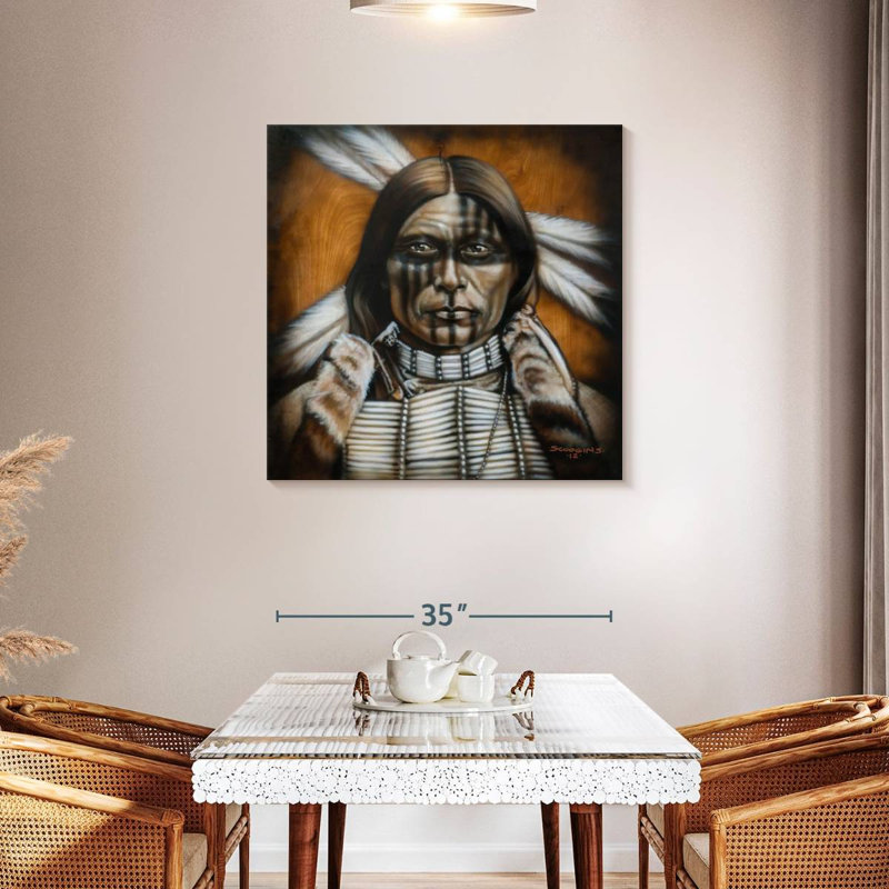Peinture de Leisha, H 36 po x l 36 po