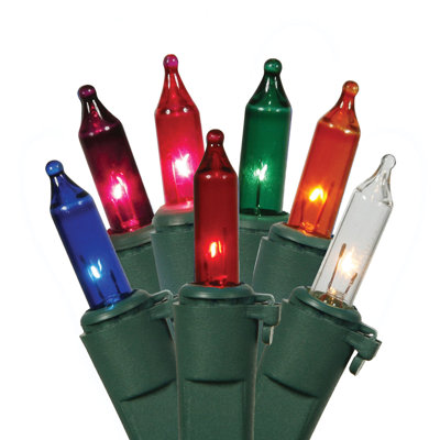 Guirlande de Noël 100 lumières multicolores 100 fils