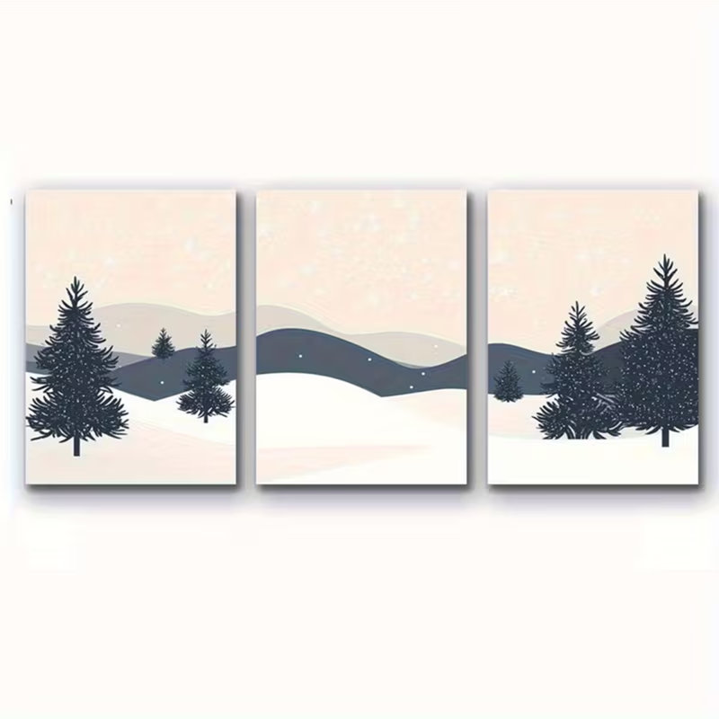 3 Piece Wrapped Canvas Print