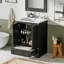 Meuble-lavabo élégant et moderne - ensemble de lavabo en céramique, portes à fermeture douce, poignées argentées-122442885